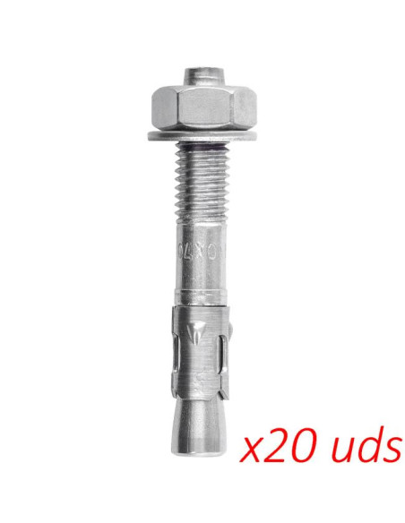 Fixe Parabolt 316L M10x70mm (20 uds)
