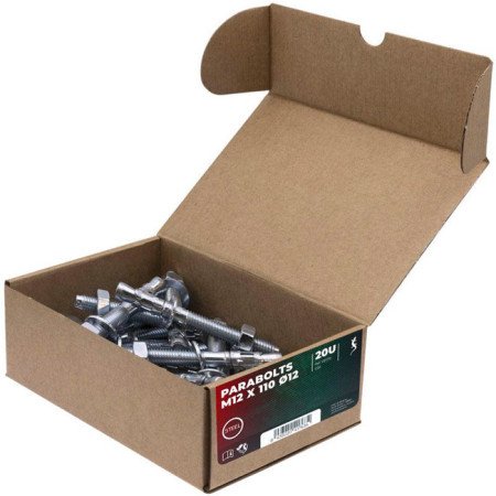 Fixe Parabolts M12X110mm (20unidades) 2