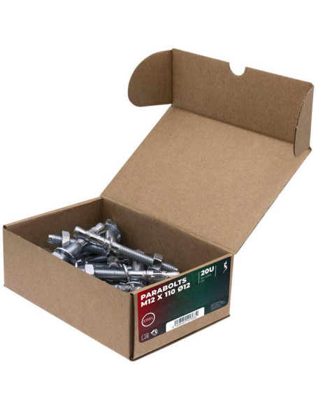 Fixe Parabolts M12X110mm (20unidades)