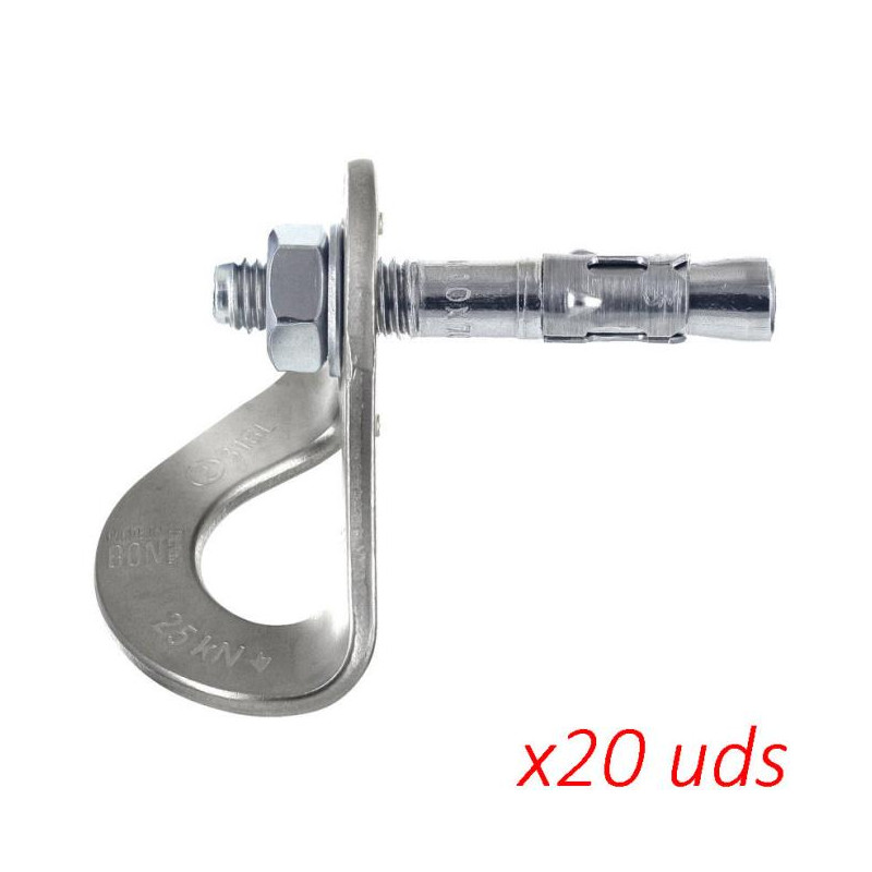 Fixe Fixe1 316L M10+bolt 316L M10x70 (pack 20)