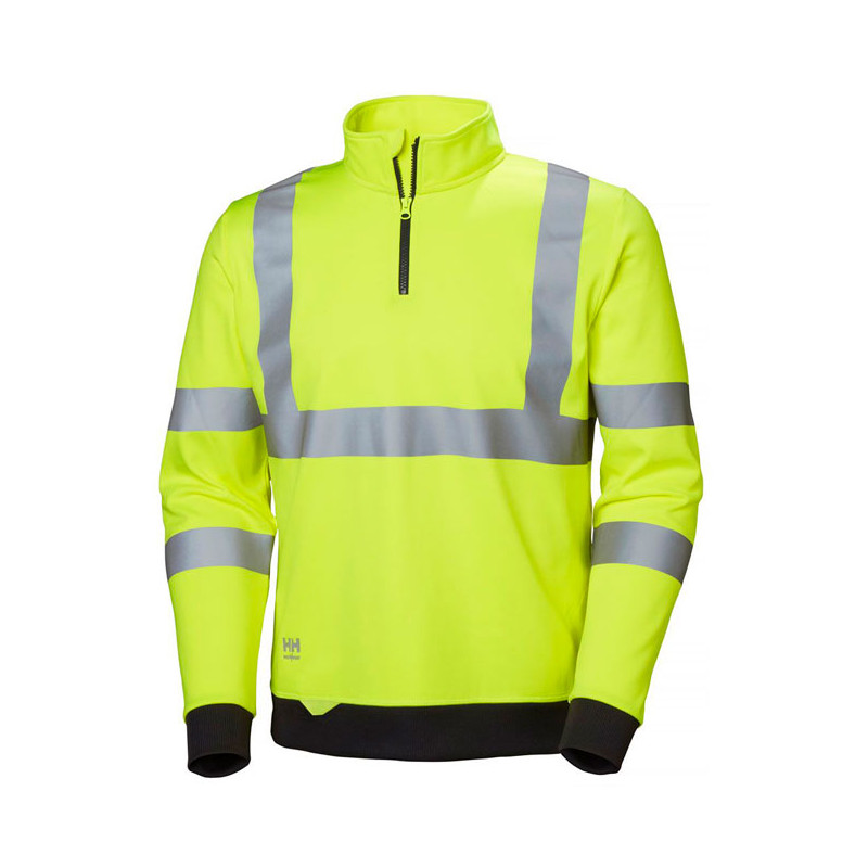 Helly Hansen Workwear Addvis Half Zip Sweatshirt HI VI