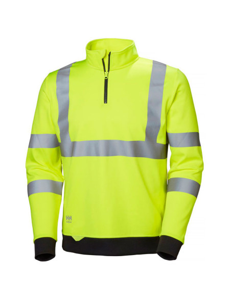 Helly Hansen Workwear Addvis Half Zip Sweatshirt HI VI