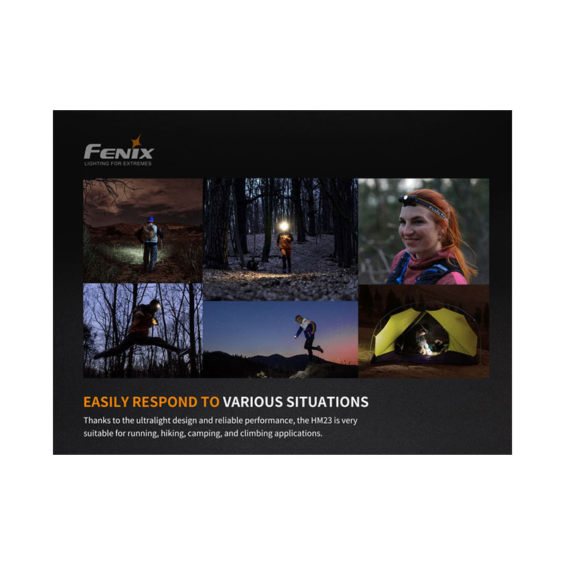 Frontal Fenix HM23 240 lm