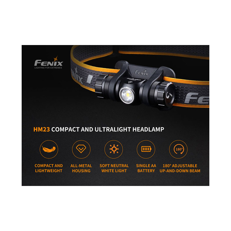 Frontal Fenix HM23 240 lm
