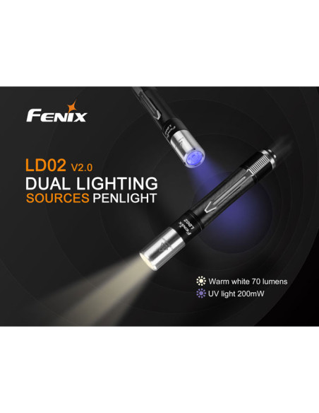 Žibintuvėlis Fenix LD02 V2.0 70 lm