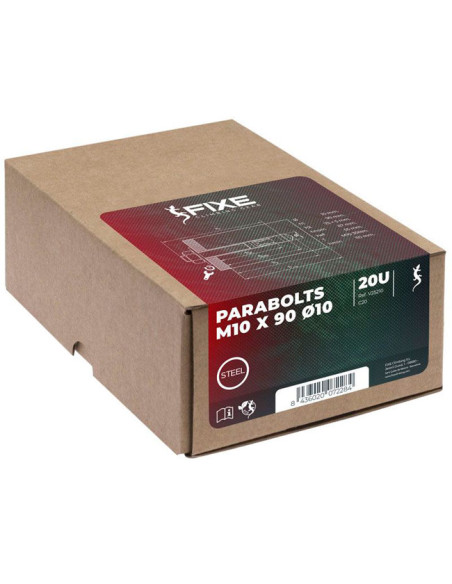 Fixe Caja parabolts M10x90mm 20 unidades