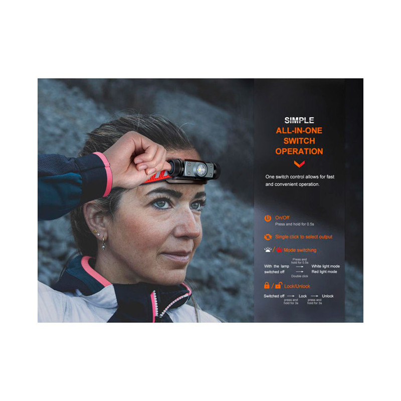 Čelovka Fenix HM62-T 1200LM