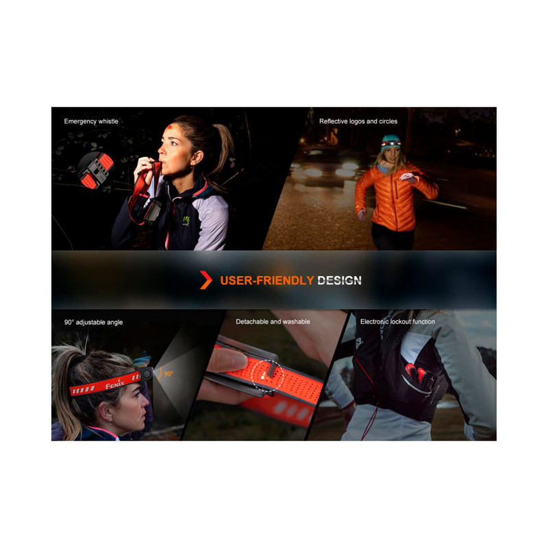 Prožektorius ant galvos Fenix HM62-T 1200LM