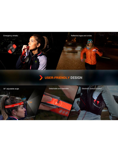 Prožektorius ant galvos Fenix HM62-T 1200LM