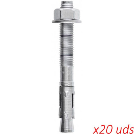 Fixe Parabolt 316L M10x90mm (Pack 20 uds)