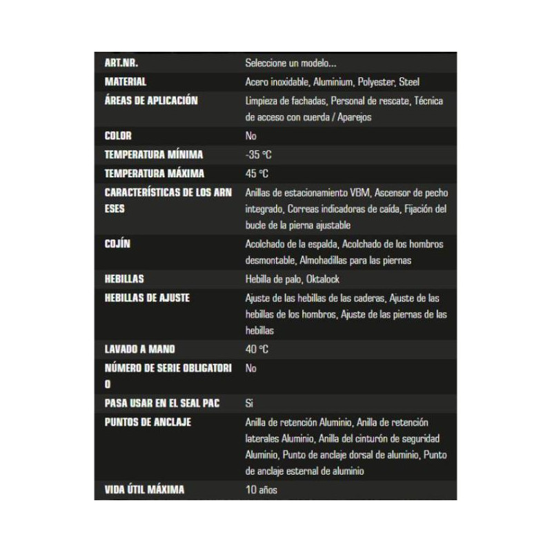 Arnés Skylotec Ignite Neon