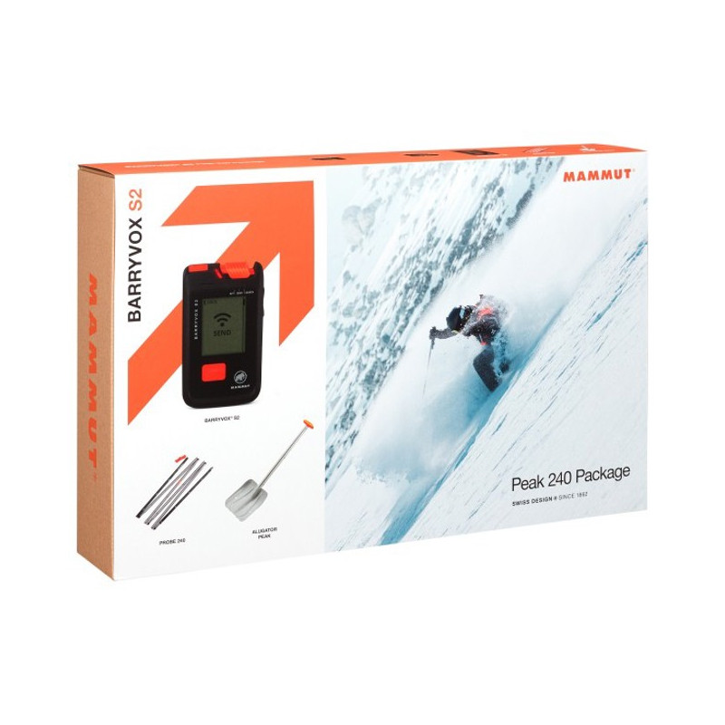 Avalanche Transceiver Mammut S2 PEAK 240 PACKAGE Black