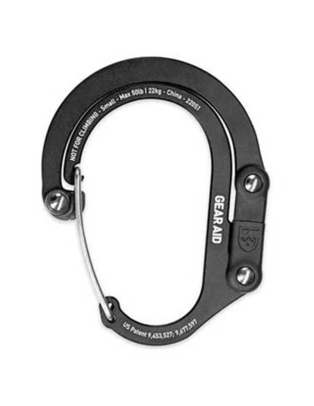 Háčik Gear Aid HEROCLIP SMALL Stealth Black
