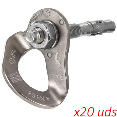 Fixe Fixe 1 316L M10+bolt 316L M10x90mm: 20un