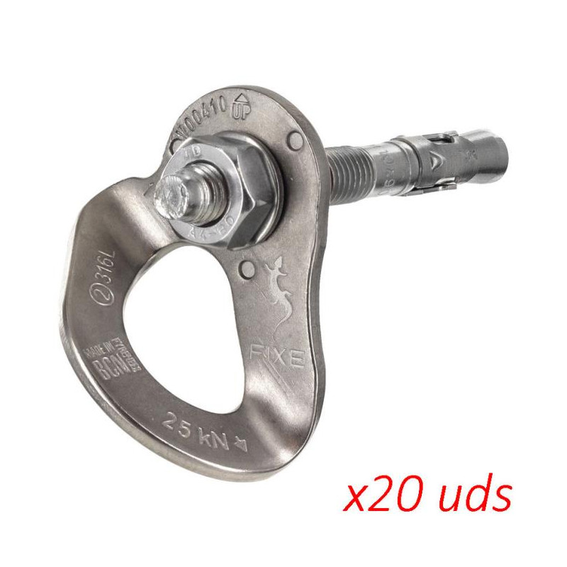 Fixe Fixe 1 316L M10+bolt 316L M10x90mm: 20un