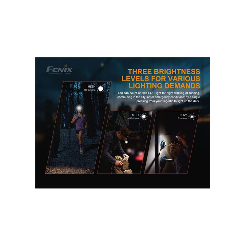 Frontal Fenix E-Lite 150 Lu