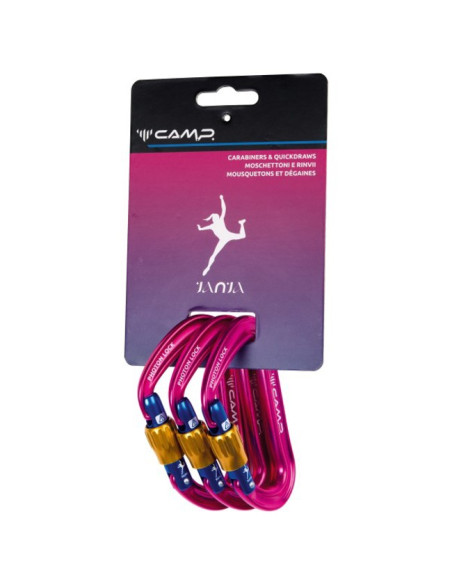 Mosquetão Camp PHOTON LOCK JANJA 3 PACK