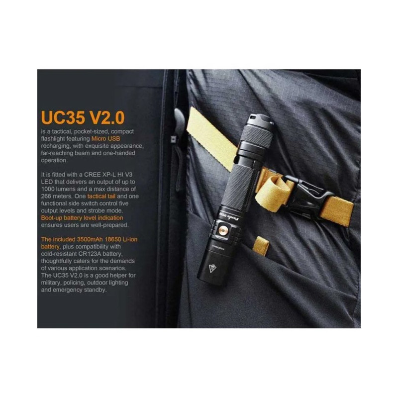 Lampe de poche Fenix UC35V2 1000 lm