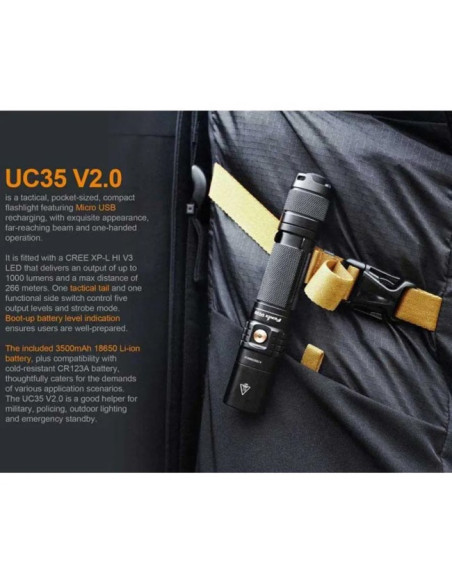 Latarka Fenix UC35V2 1000 lm