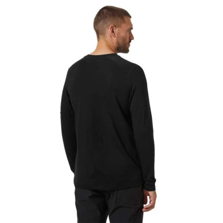 Póló Helly Hansen DURAWOOL CREW LS Black 2