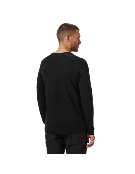 Maglietta Helly Hansen DURAWOOL CREW LS Black