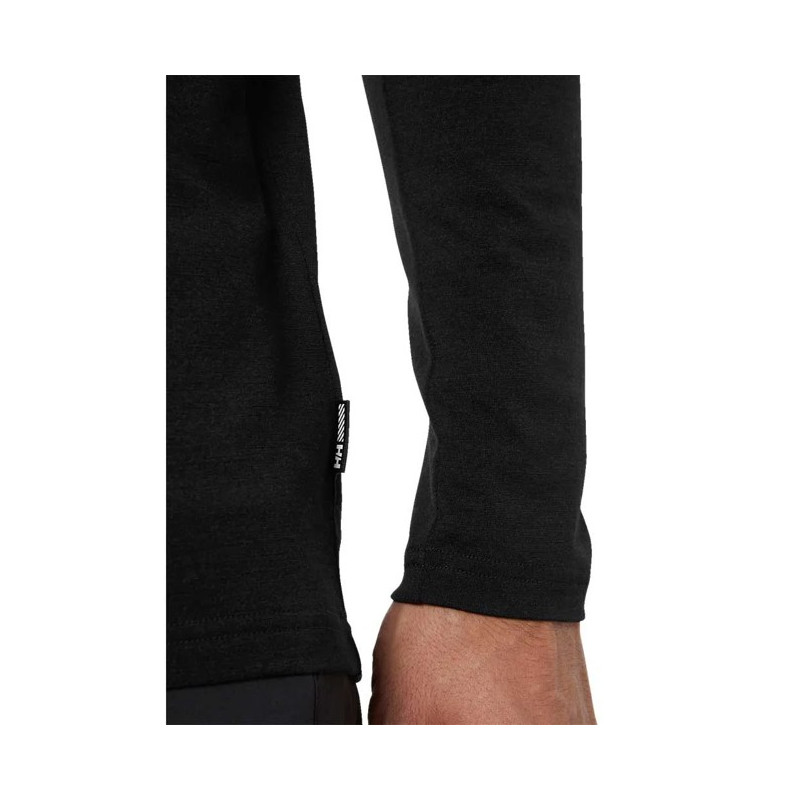 Maglietta Helly Hansen DURAWOOL CREW LS Black