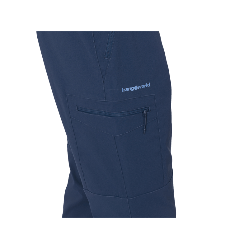 Trangoworld Pant. Largo Risco Azul