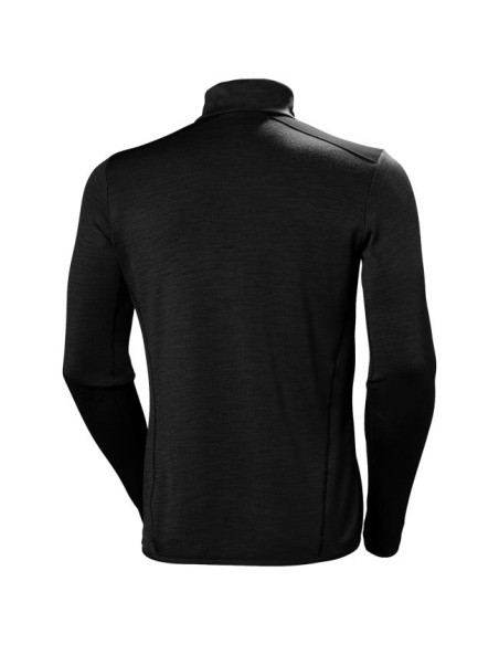 Mikina Helly Hansen LIFA MERINO MIDLAYER 1/2 ZIP Black