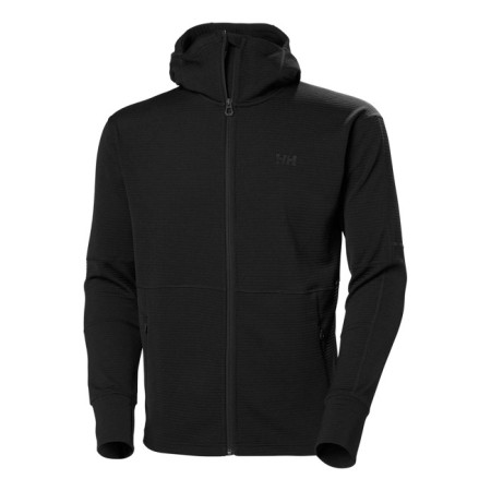Mikina Helly Hansen EVOLVED AIR HOODED MIDLAYER Black