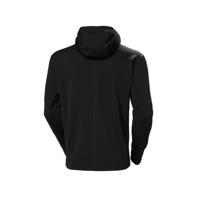 Felpa Helly Hansen EVOLVED AIR HOODED MIDLAYER Black