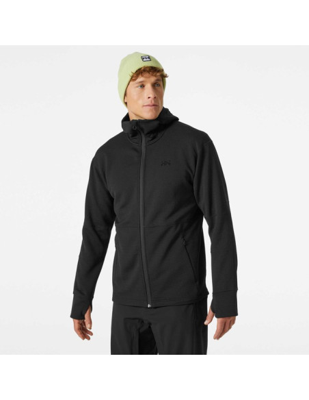 Bluza Helly Hansen EVOLVED AIR HOODED MIDLAYER Black
