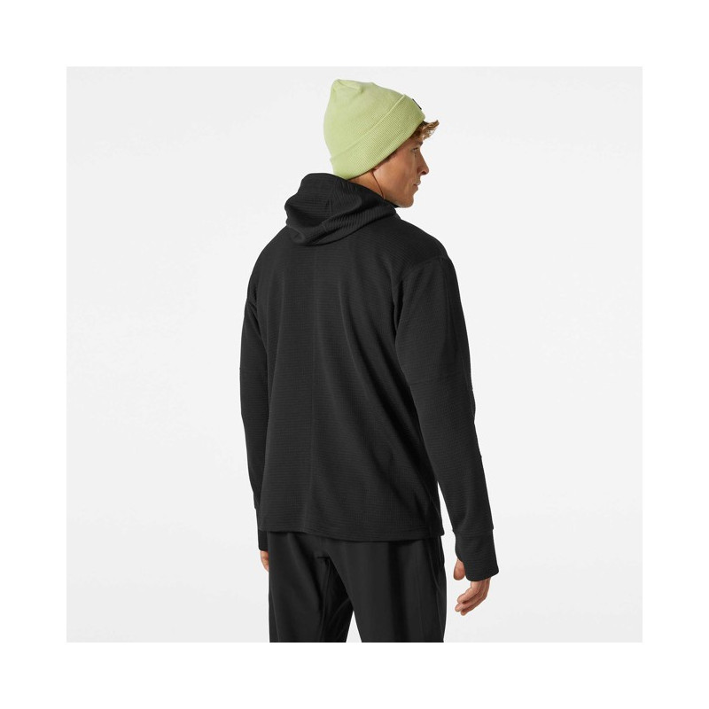 Megztinis Helly Hansen EVOLVED AIR HOODED MIDLAYER Black