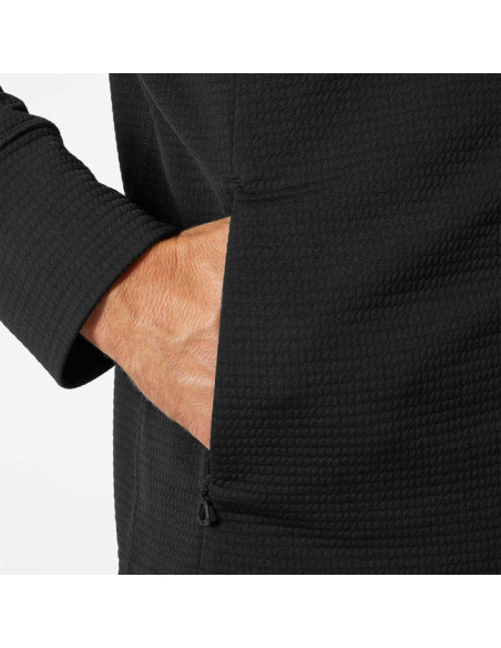 Jopica s kapuco Helly Hansen EVOLVED AIR HOODED MIDLAYER Black