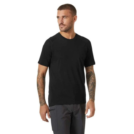 Tričko Helly Hansen DURAWOOL T-SHIRT Black