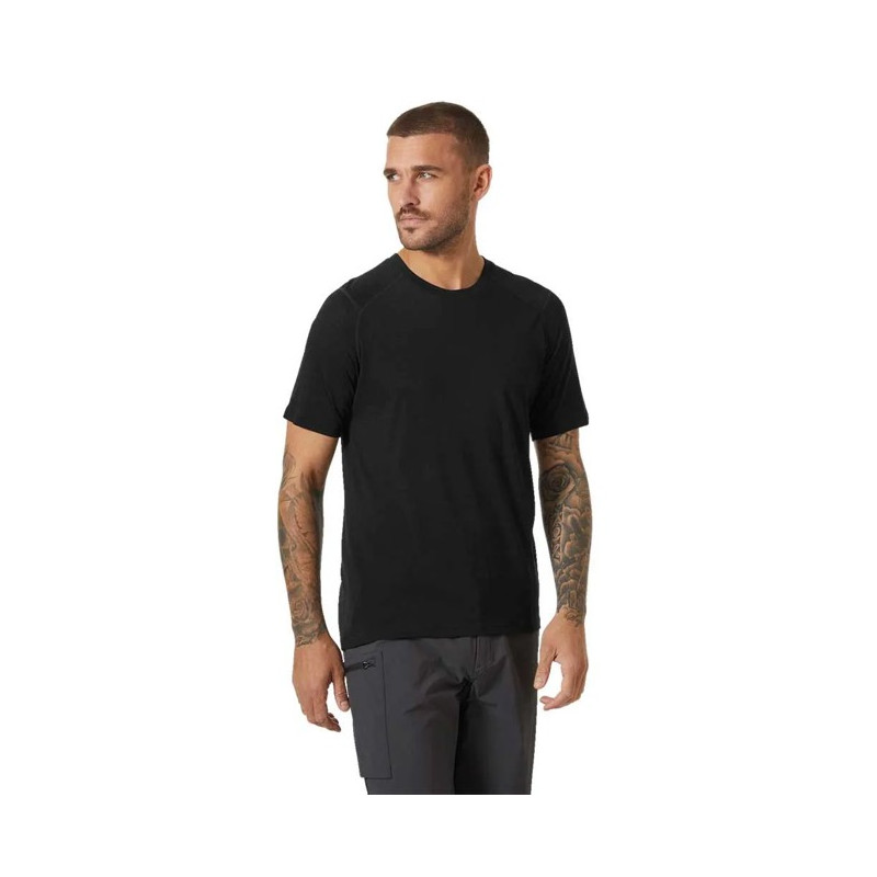 T-paita Helly Hansen DURAWOOL T-SHIRT Black