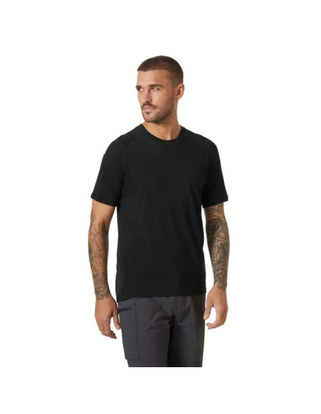 Camiseta Helly Hansen DURAWOOL T-SHIRT Black