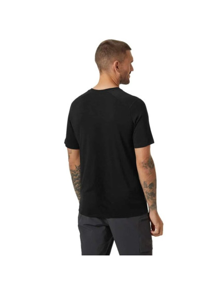 Maglietta Helly Hansen DURAWOOL T-SHIRT Black