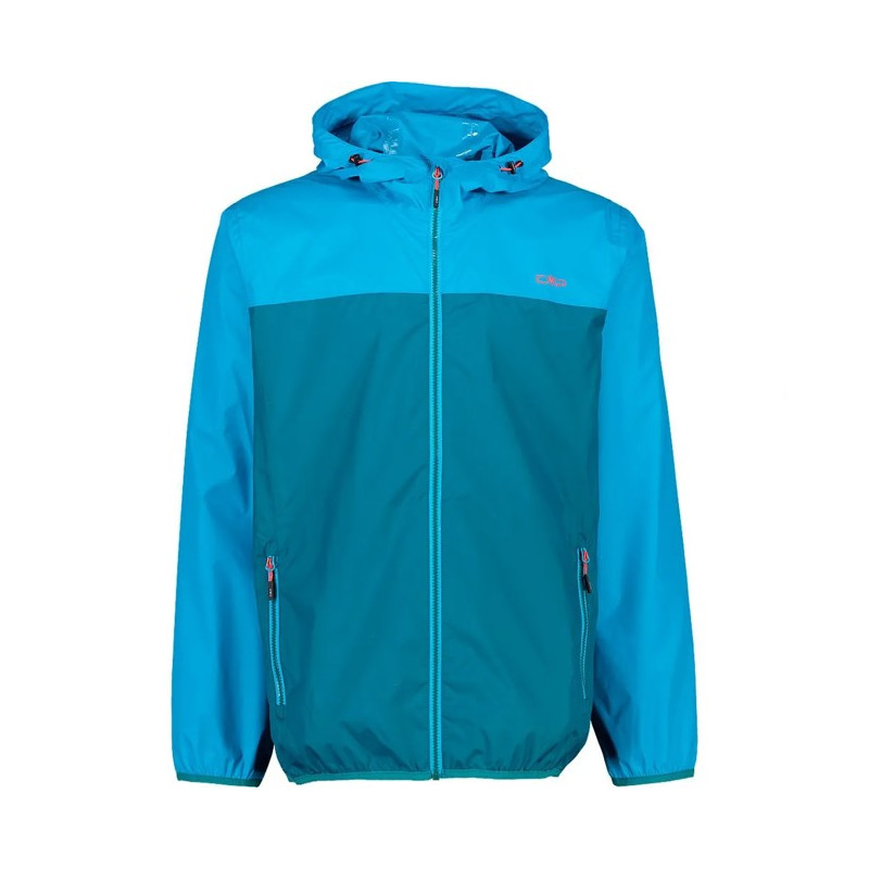 Jacka Cmp JACKET RAIN FIX HOOD deep lake