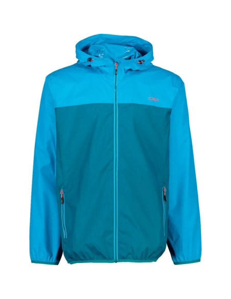 Kabát Cmp JACKET RAIN FIX HOOD deep lake