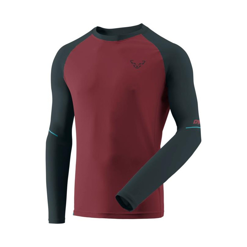 Dynafit ALPINE PRO M L/S TEE Burgundy/3010