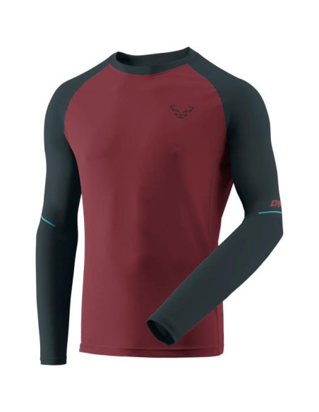 Dynafit ALPINE PRO M L/S TEE Burgundy/3010