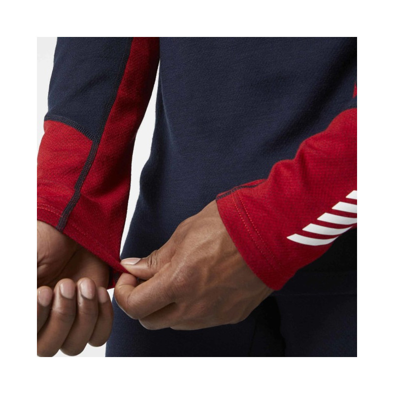 Camiseta Helly Hansen LIFA MERINO MIDWEIGHT CREW Navy