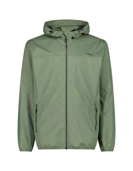 Jacke Cmp JACKET RAIN FIX HOOD salvia