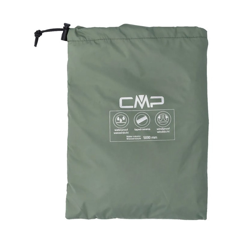 Striukė Cmp JACKET RAIN FIX HOOD salvia