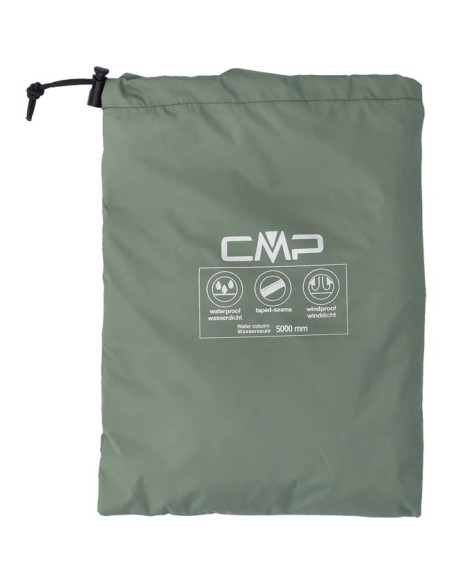 Kurtka Cmp JACKET RAIN FIX HOOD salvia