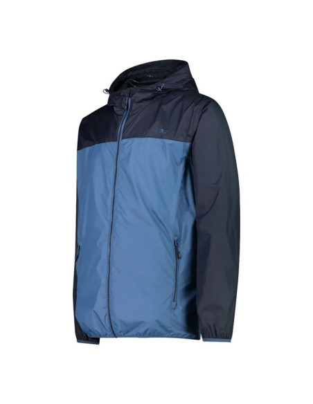 Kurtka Cmp JACKET RAIN FIX HOOD dusty blue