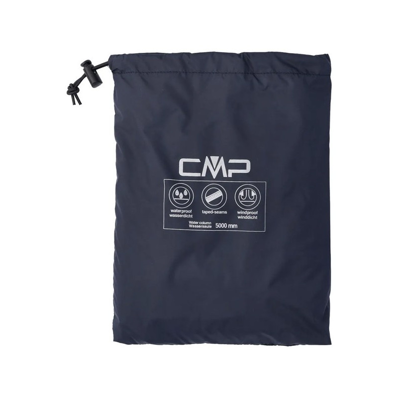 Kurtka Cmp JACKET RAIN FIX HOOD dusty blue