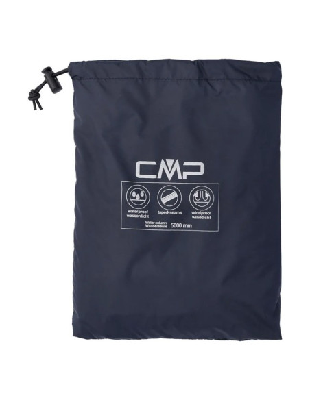 Kurtka Cmp JACKET RAIN FIX HOOD dusty blue