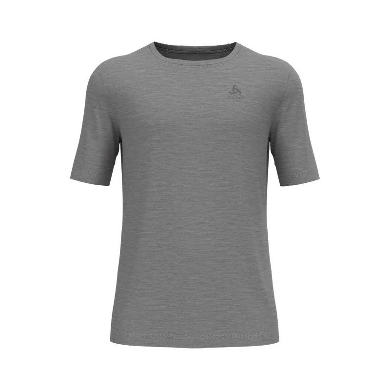 T-shirt Odlo TOP CREW SS MERINO 200 Steel Gre