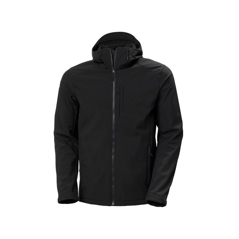 Giacca Helly Hansen PARAMOUNT HOODED SOFTSHELL JKT Black